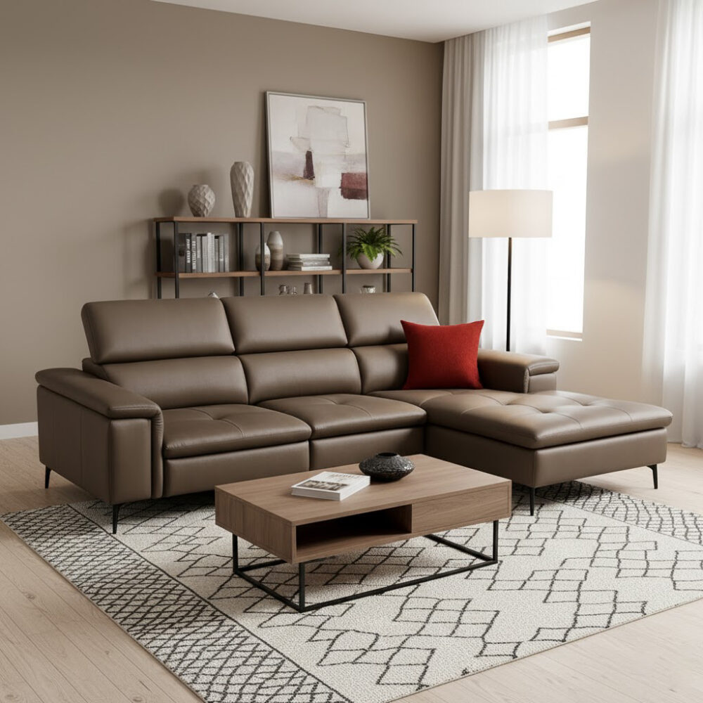 Sofa Góc Da Malaysia 2223