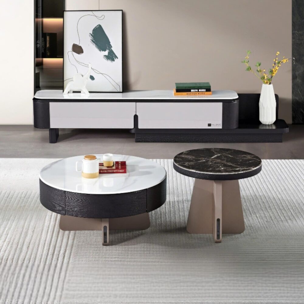 Bàn sofa tròn đôi 283