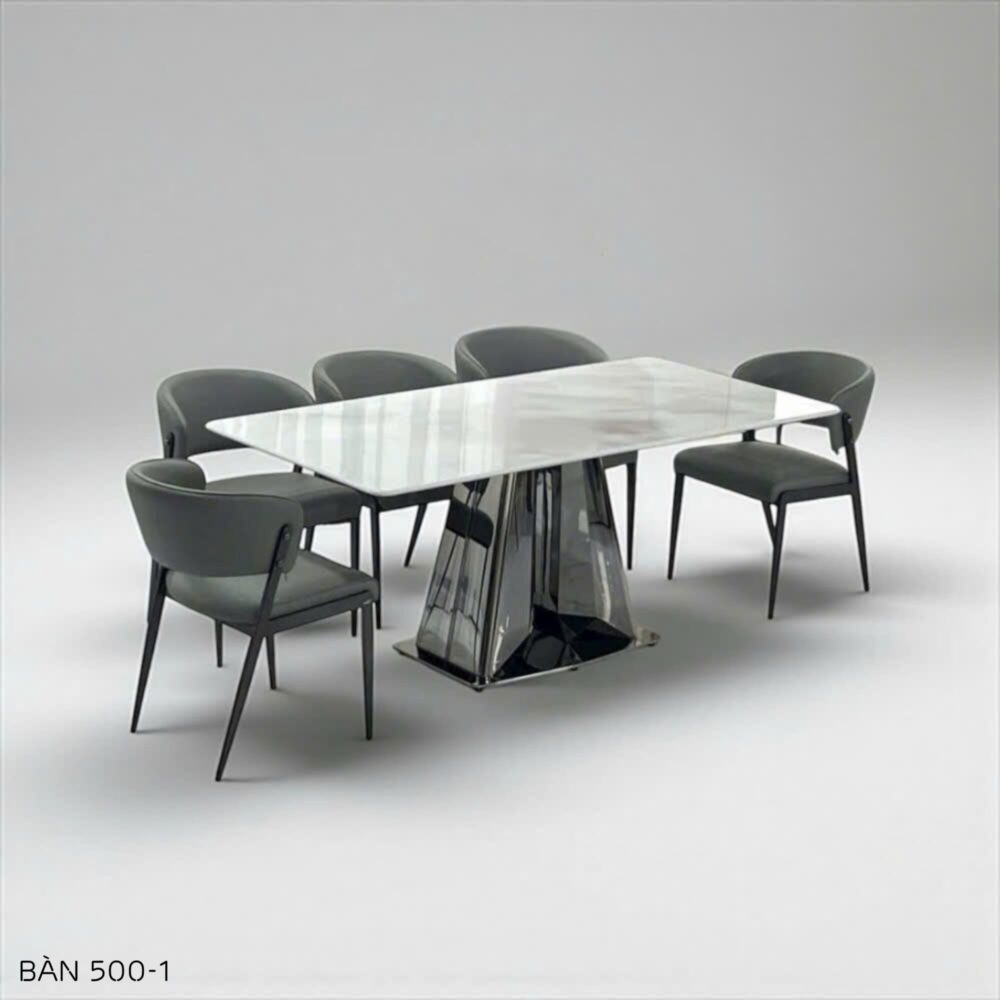 Bàn ăn mặt đá 500-1