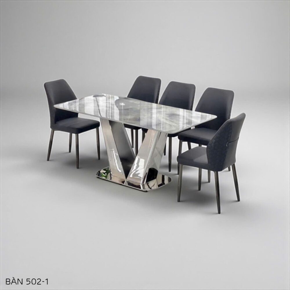 Bàn ăn mặt đá 502-1