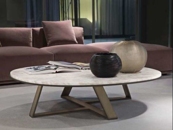 Kích thước bàn sofa hình oval