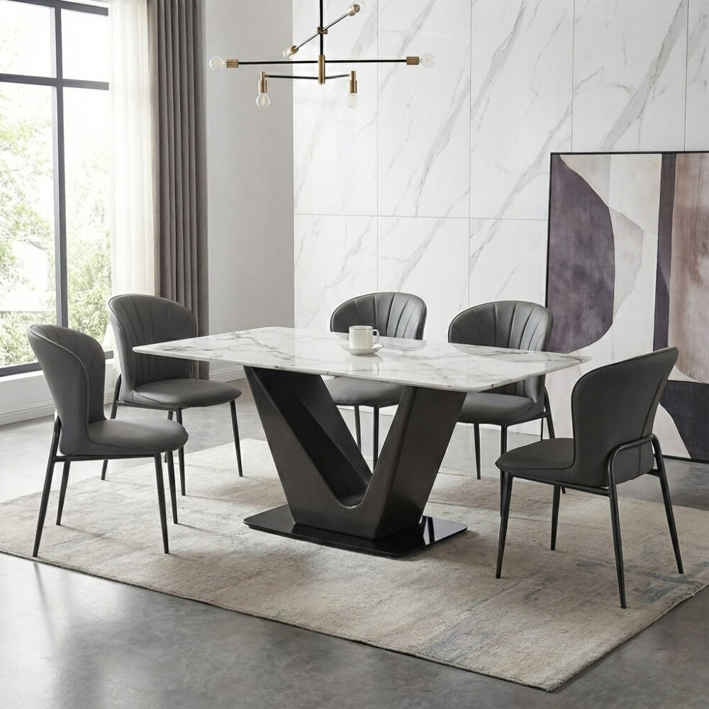 Bàn ăn mặt đá hiện đại 2042