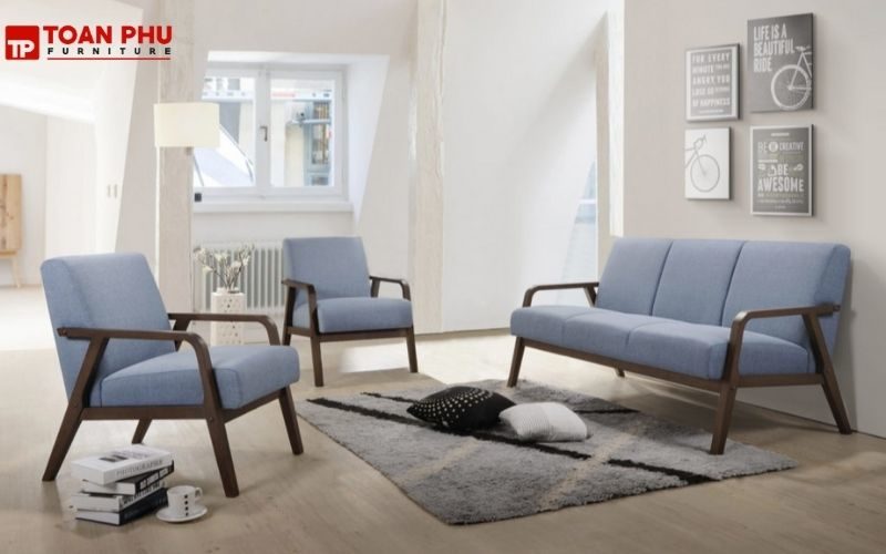 mẫu ghế sofa gỗ đơn giản hiện đại