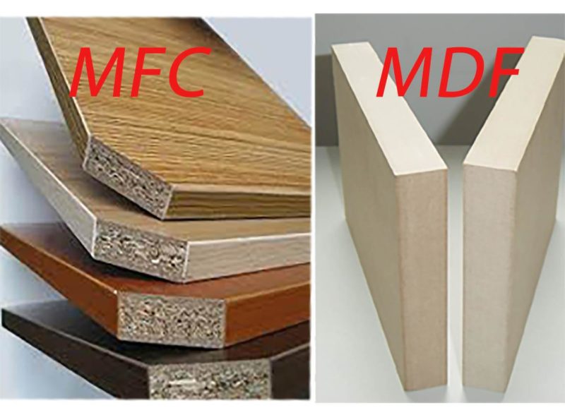 so sánh gỗ Mfc với gỗ MDF