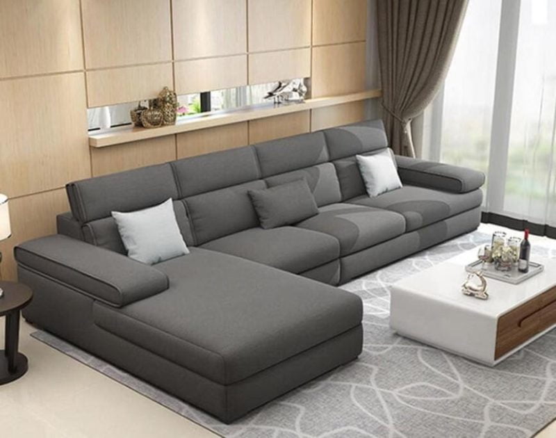 sofa vải chung cư