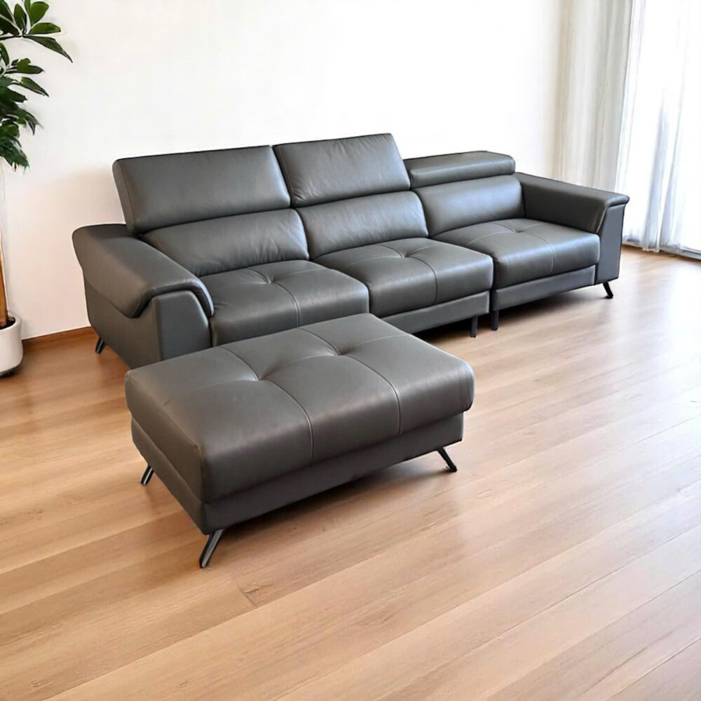 Sofa da thật Malaysia 2253