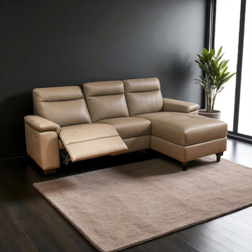 Sofa da thật malaysia 1063