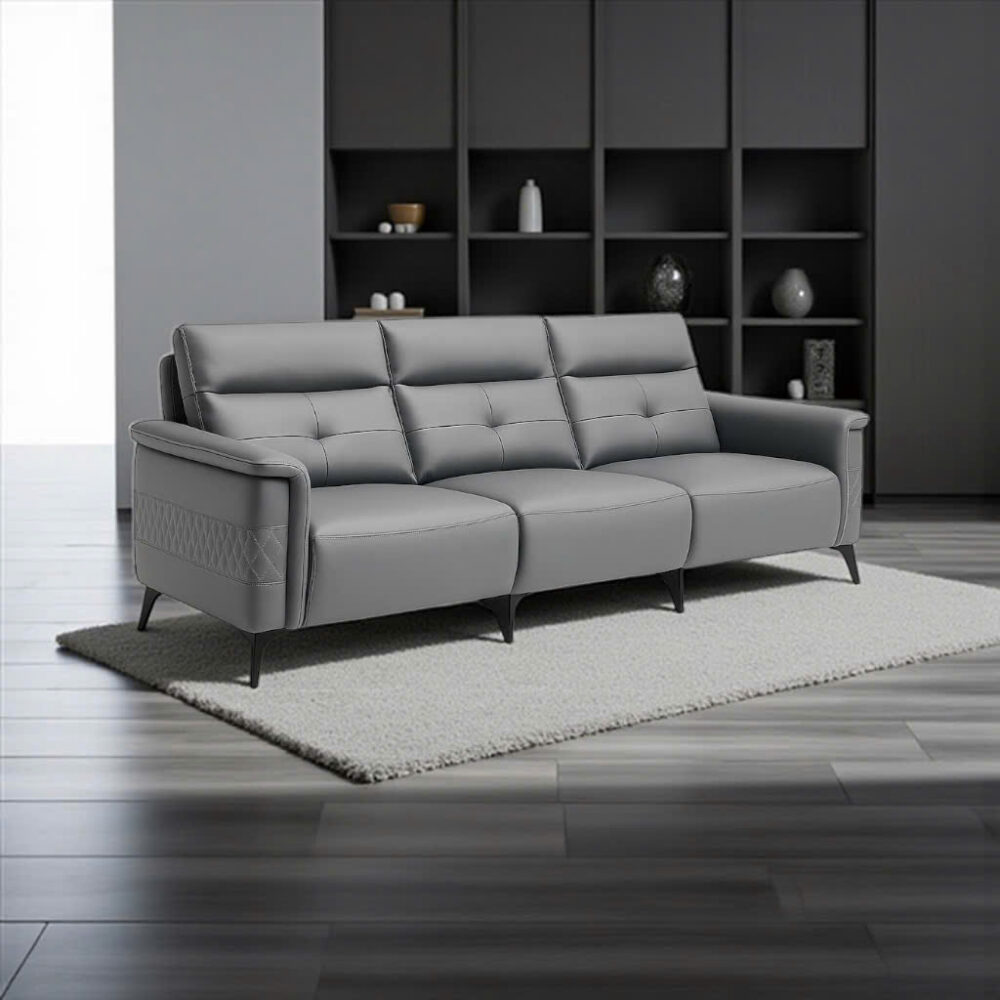 Sofa da microfiber chống trầy chỉnh điện B03
