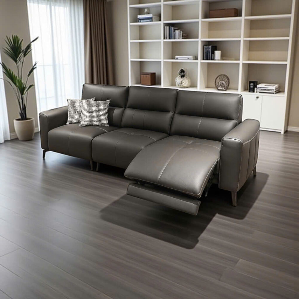 Sofa da microfiber chống trầy chỉnh điện B10
