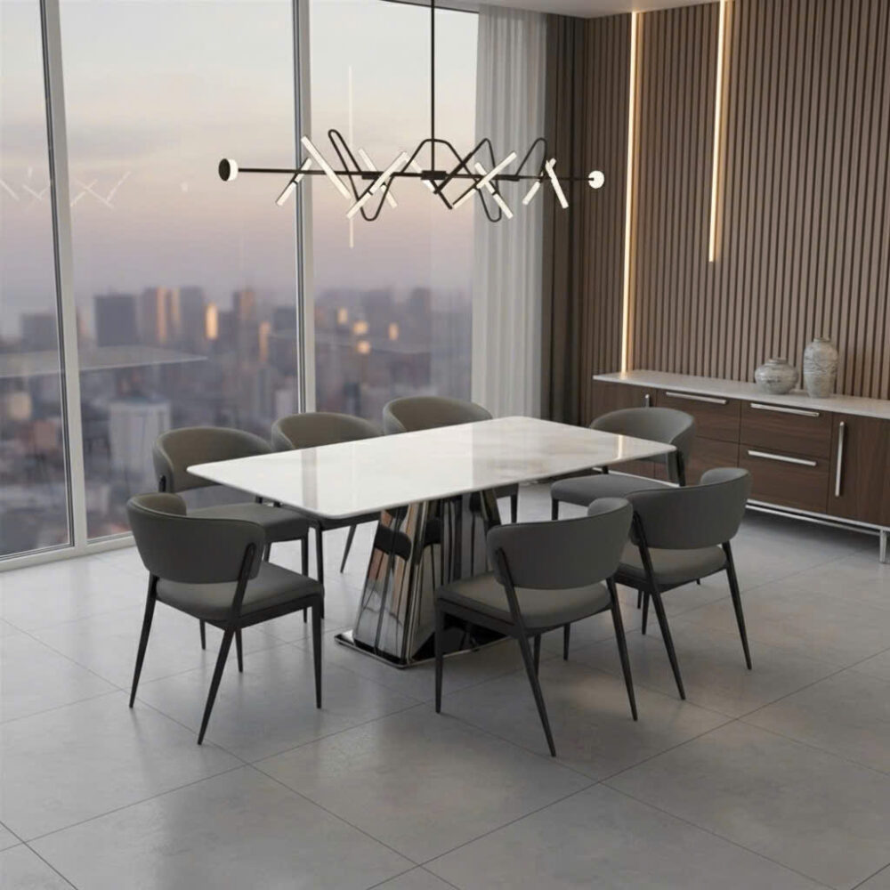 Bàn ăn mặt đá hiện đại 2069